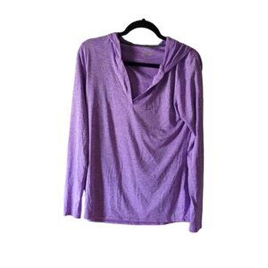 Purple BCG Tru-wick Hooded Women's Size Large Top